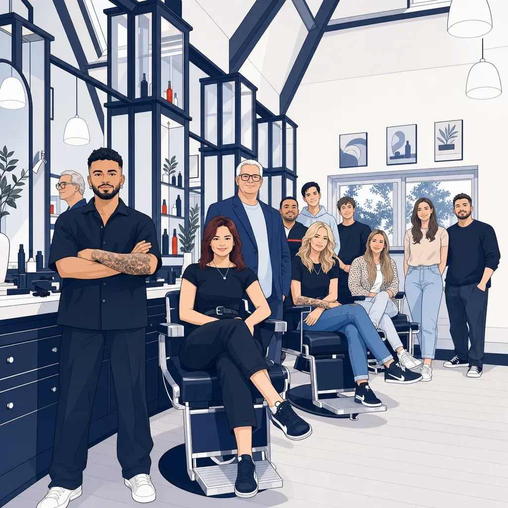 Barbier Rogier Bussum illustratie