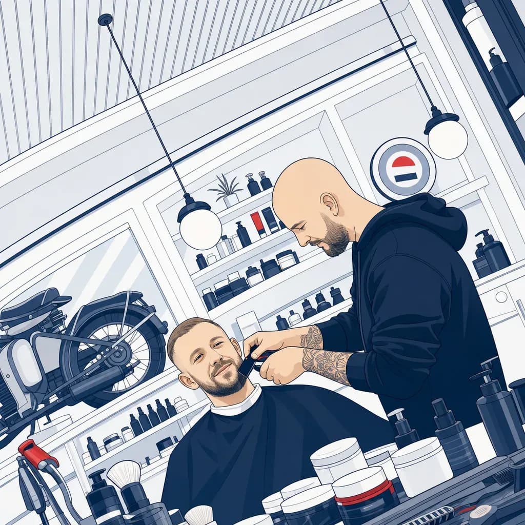 Barbier Rogier Almere illustratie