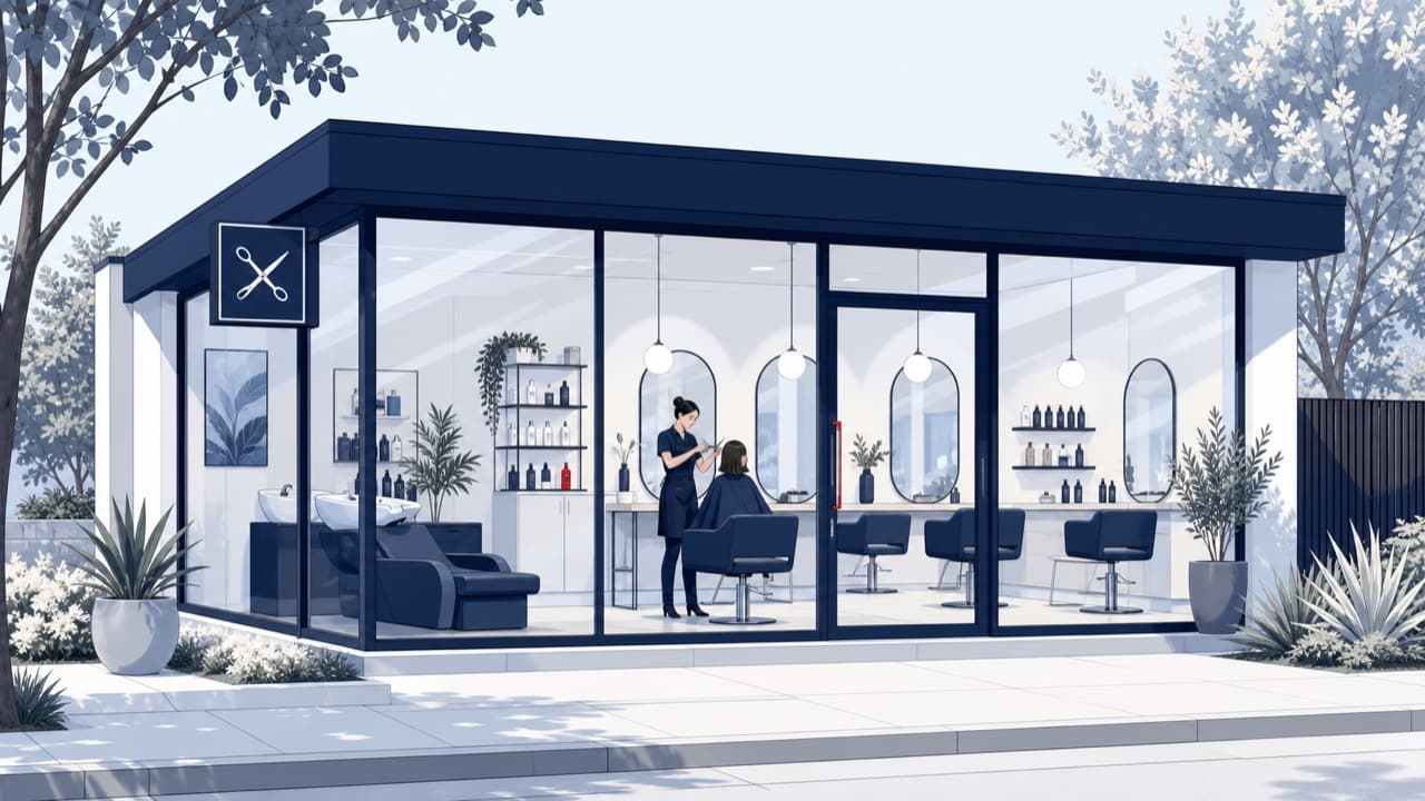 Salonhouder in gesprek met een kandidaat